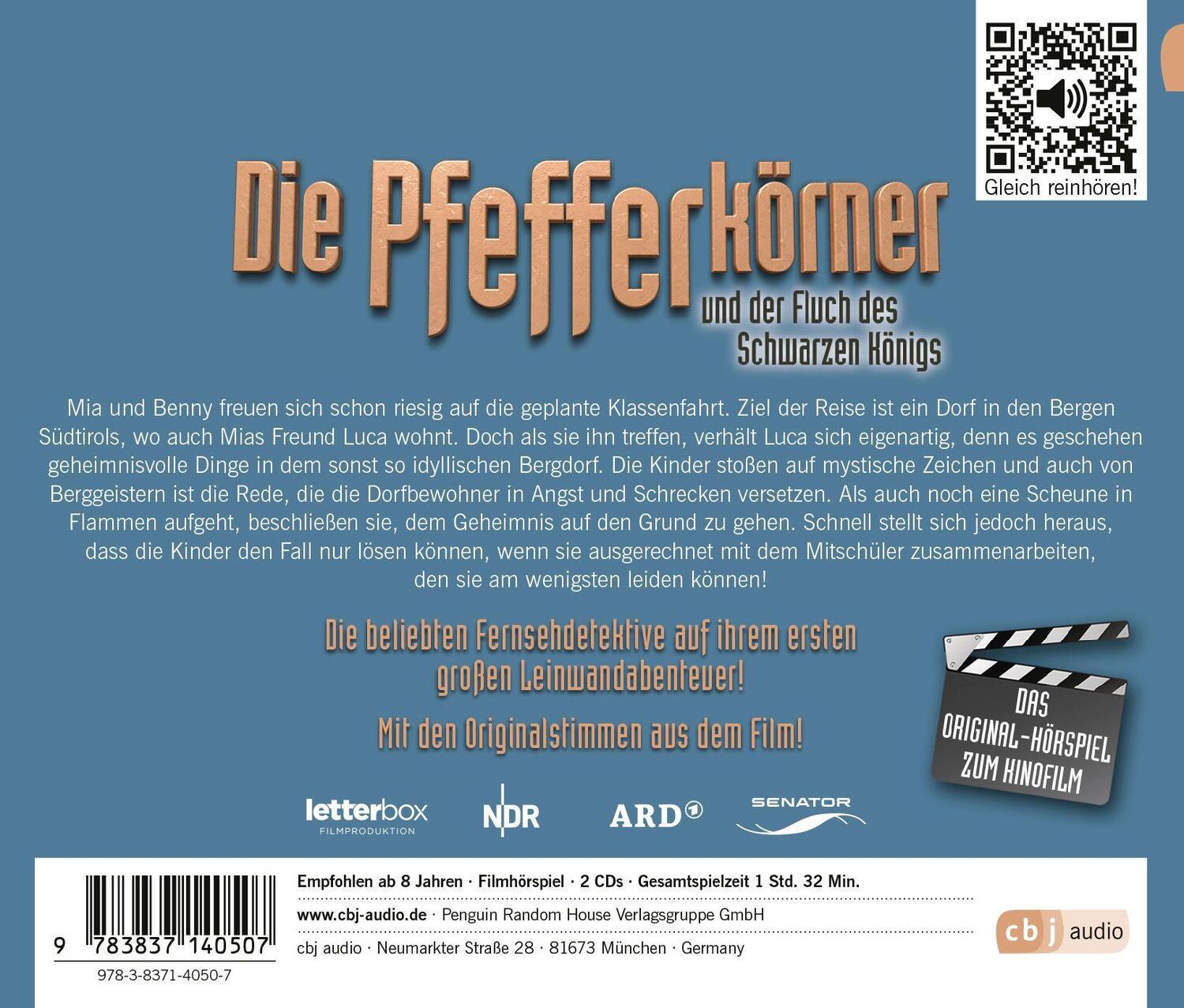 Bild: 9783837140507 | Die Pfefferkörner und der Fluch des schwarzen Königs | Dirk Ahner | CD