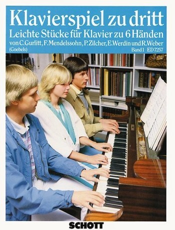 Cover: 9790001075961 | Klavierspiel zu dritt | Buch | 52 S. | Deutsch | 1985 | Schott Music