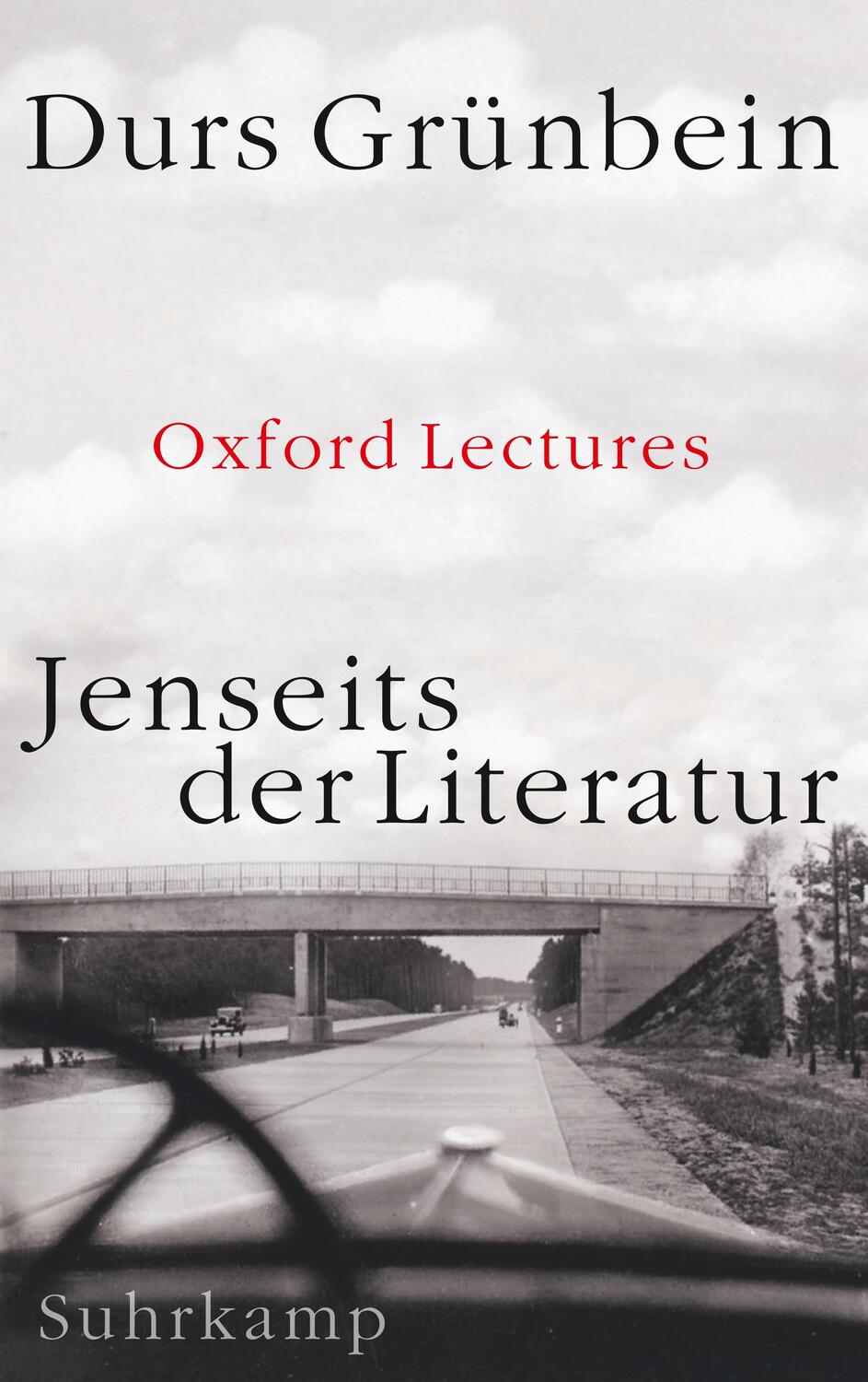Cover: 9783518429518 | Jenseits der Literatur | Oxford Lectures | Durs Grünbein | Taschenbuch