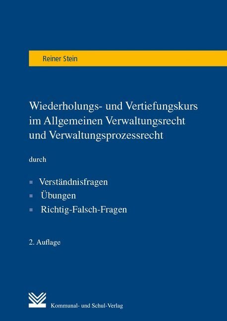 Cover: 9783829313094 | Wiederholungs- und Vertiefungskurs im Allgemeinen Verwaltungsrecht...