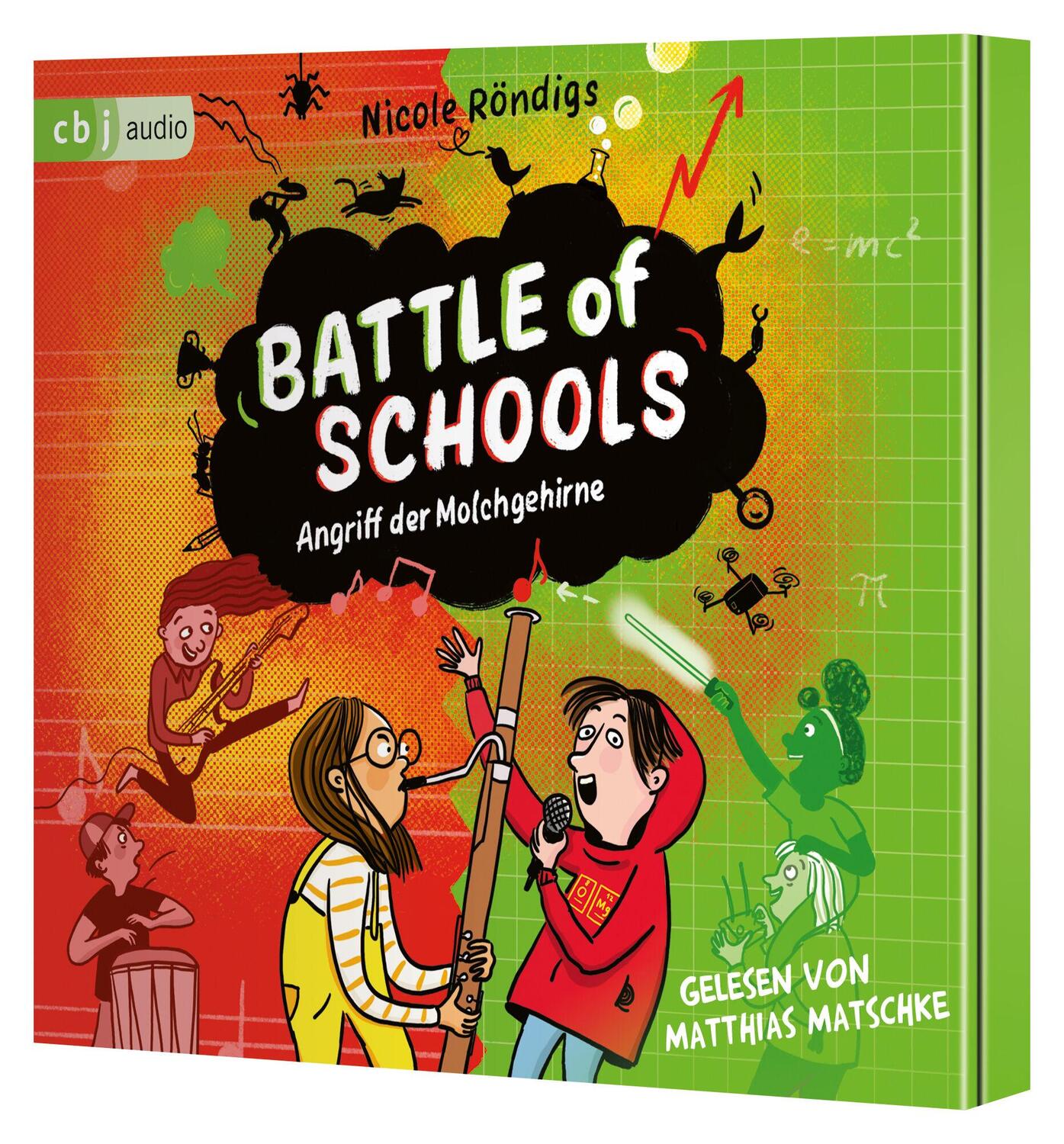 Bild: 9783837165319 | Battle of Schools - Angriff der Molchgehirne | Nicole Röndigs | CD