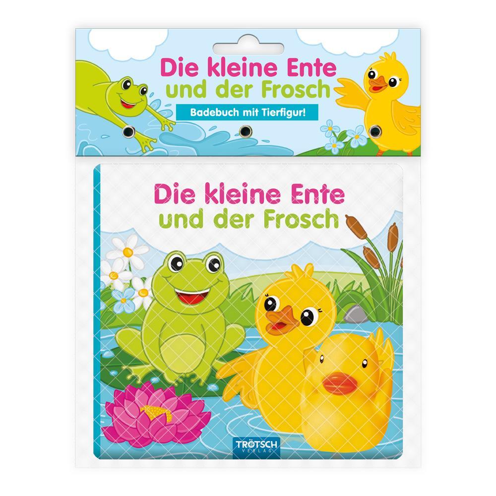 Cover: 9783988020635 | Trötsch Badebuch mit Tierfigur Die kleine Ente und der Frosch | KG