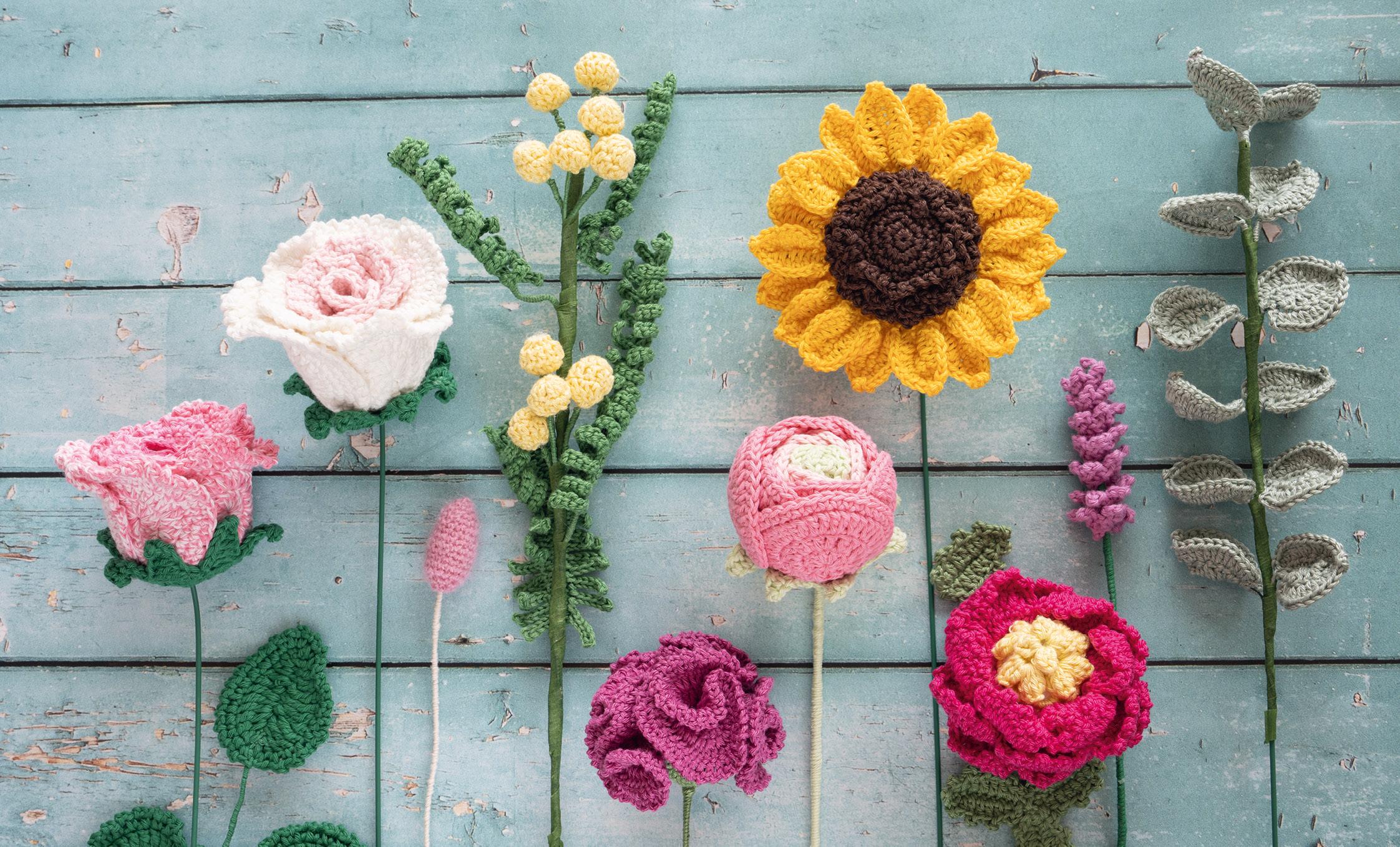 Bild: 9783745923483 | Mein bunter Häkelgarten - 100 wunderschöne Blumen und Blüten häkeln...