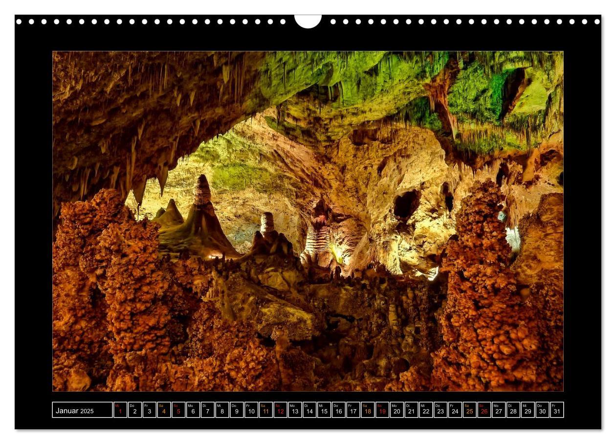 Bild: 9783435596485 | Höhlen, Stalaktiten und Stalagmiten (Wandkalender 2025 DIN A3...