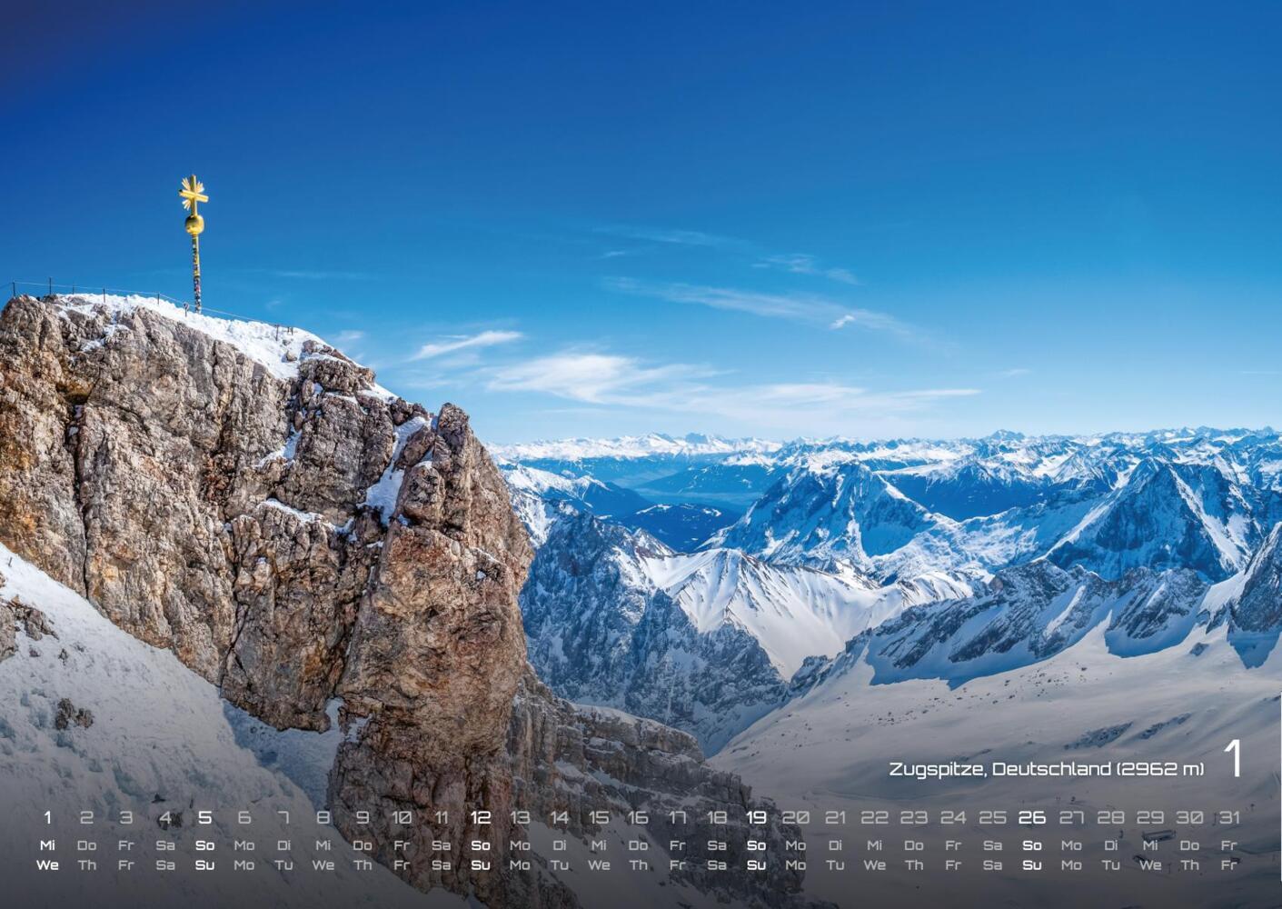 Bild: 9783986733759 | Die Alpen - dem Himmel so nah - 2025 - Kalender DIN A2 | GP-Fever.de