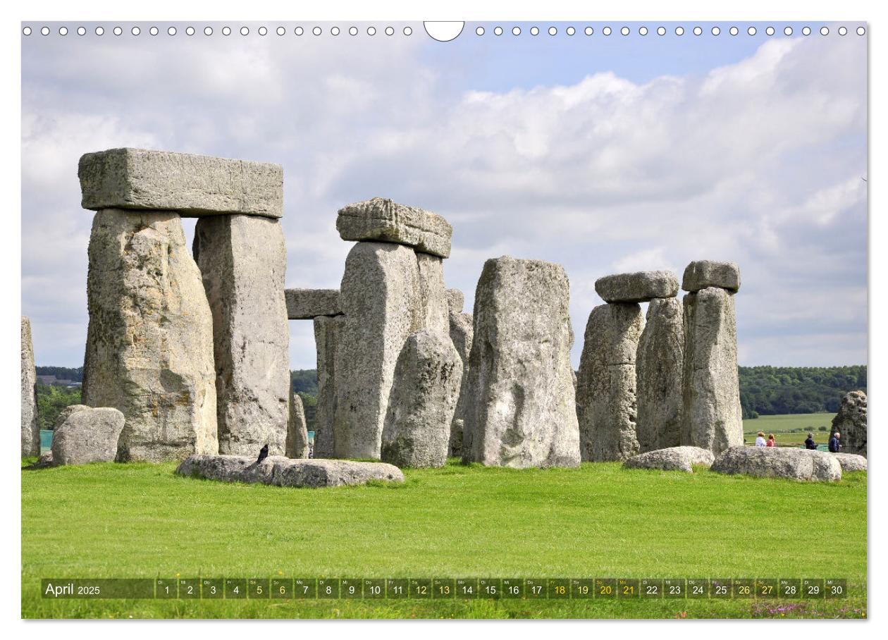 Bild: 9783383918155 | Geheimnisvolles Stonehenge (Wandkalender 2025 DIN A3 quer),...