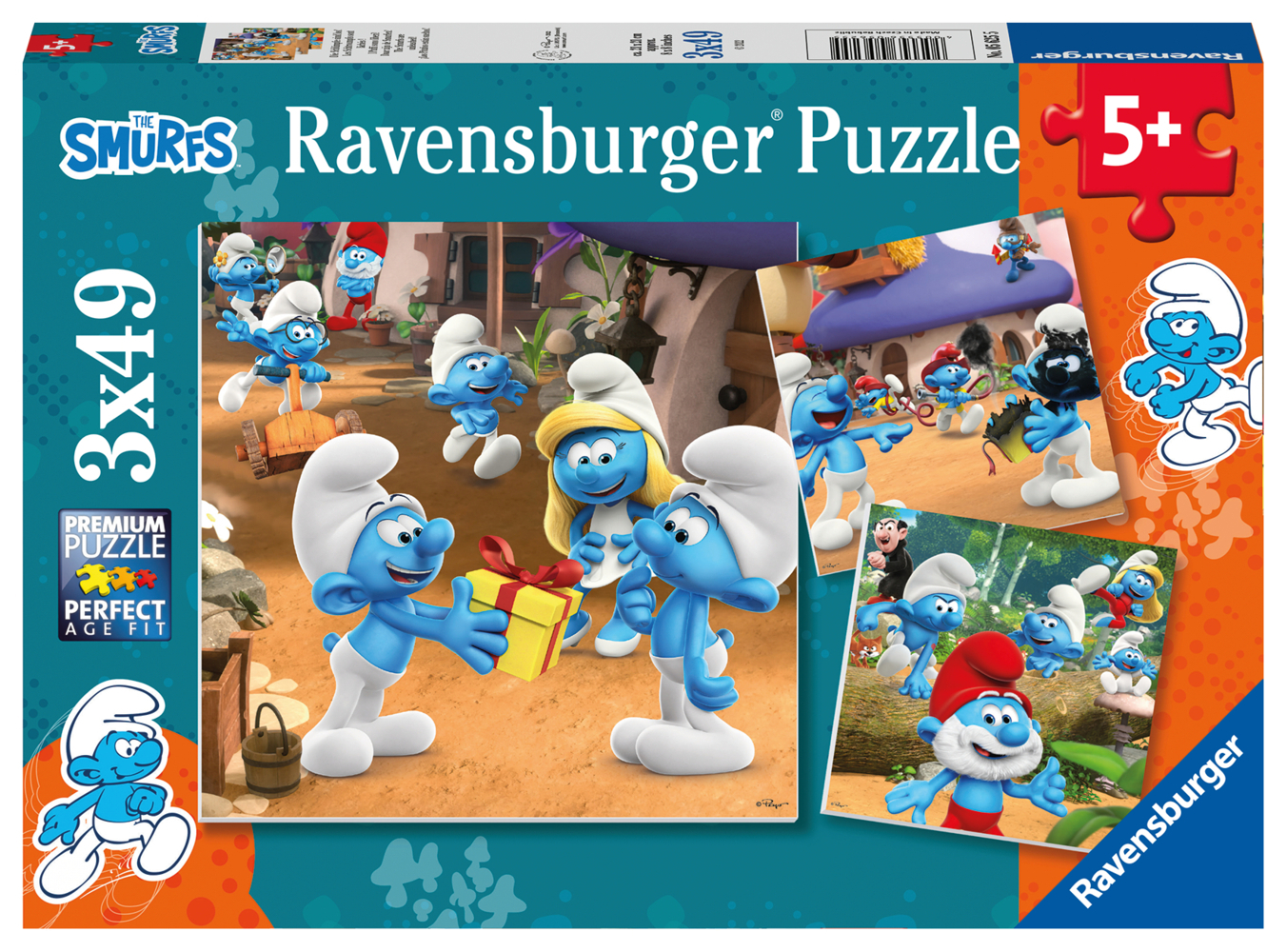 Cover: 4005556056255 | Die Schlümpfe sind los! (Kinderpuzzle) | Spiel | 60562500 | Deutsch