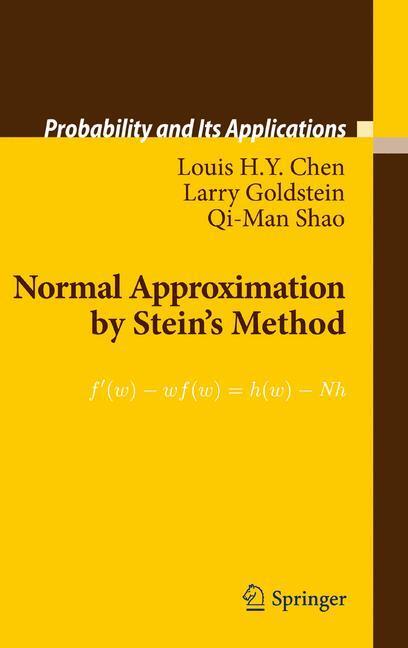 Cover: 9783642265655 | Normal Approximation by Stein¿s Method | Louis H. Y. Chen (u. a.)
