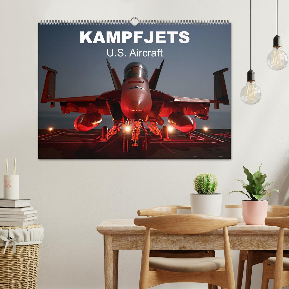 Bild: 9783435727209 | Kampfjets ¿ U.S. Aircraft (Wandkalender 2025 DIN A2 quer), CALVENDO...