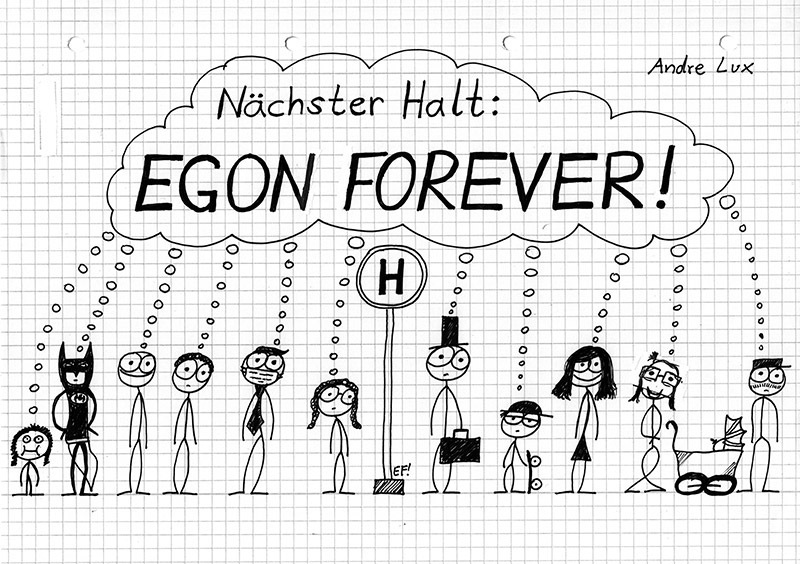 Cover: 9783955751487 | Nachster Halt: EGON FOREVER! | Andre Lux | Buch | 2021 | Ventil