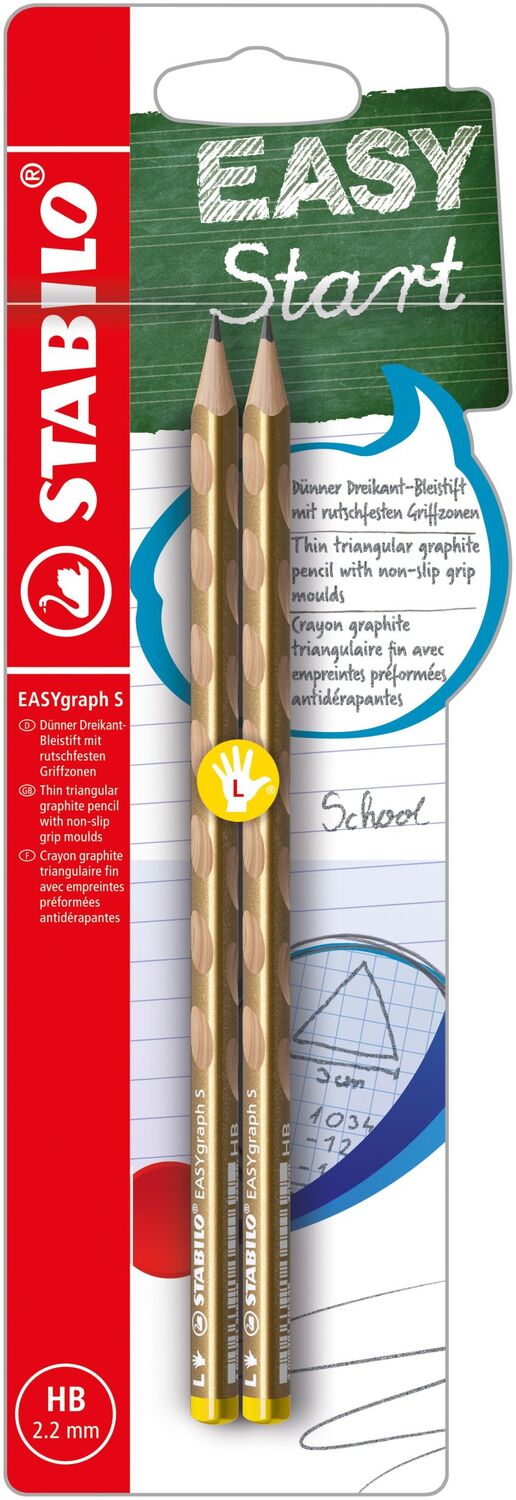 Cover: 4006381566360 | STABILO Dreikant-Bleistifte EASYgraph S Metallic Edition Gold HB...