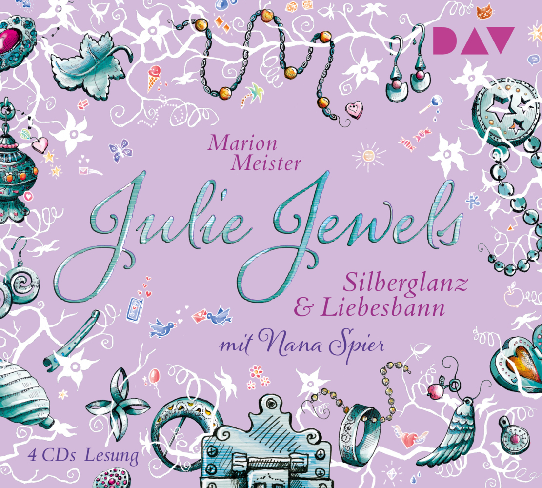 Cover: 9783742404015 | Julie Jewels - Silberglanz und Liebesbann, 4 Audio-CDs | Meister | CD