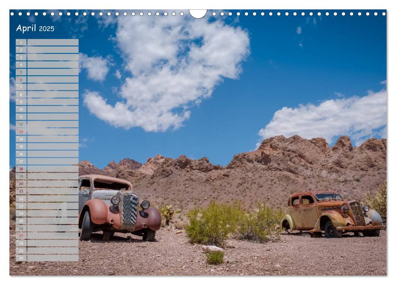 Bild: 9783435556212 | Vergessene Zeitzeugen entlang der Route 66 (Wandkalender 2025 DIN...