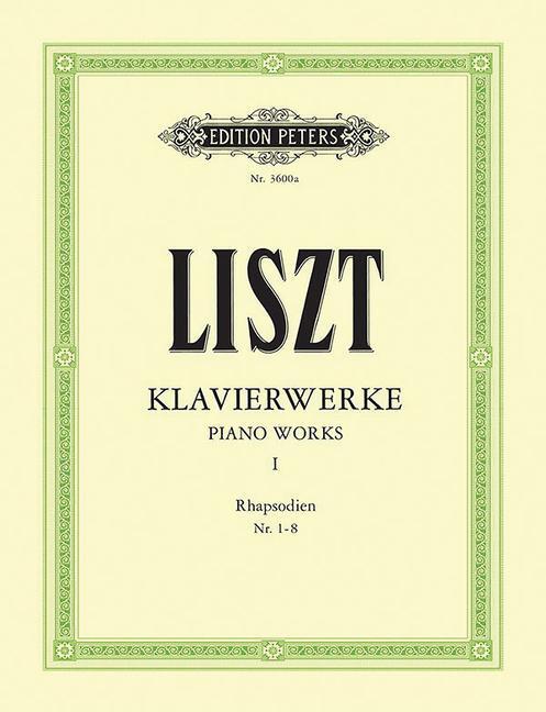 Cover: 9790014016753 | Piano Works: Hungarian Rhapsodies Nos. 1-8 | Taschenbuch | 84 S.