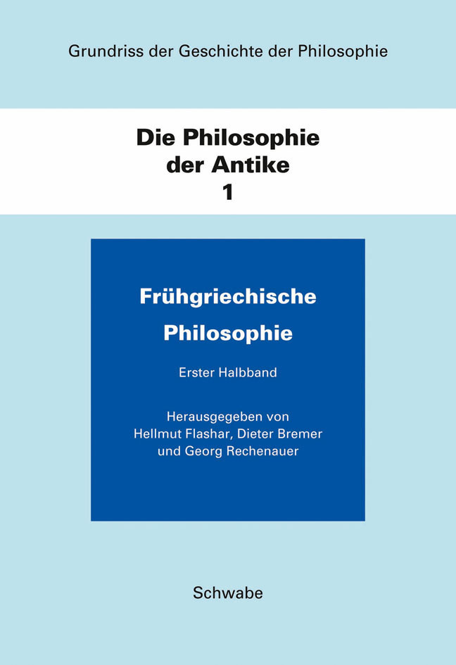Cover: 9783796525988 | Grundriss der Geschichte der Philosophie / Die Philosophie der...
