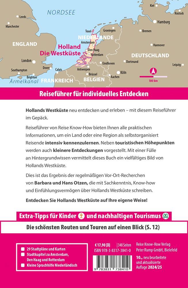 Rückseite: 9783831738410 | Reise Know-How Reiseführer Holland - Die Westküste | Otzen (u. a.)