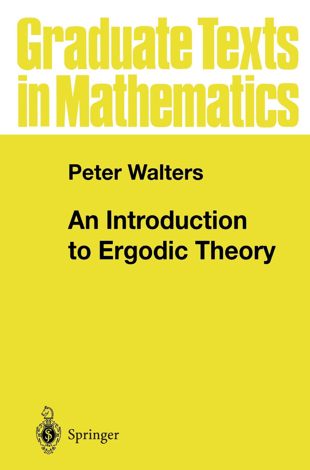 Cover: 9780387951522 | An Introduction to Ergodic Theory | Peter Walters | Taschenbuch | IX