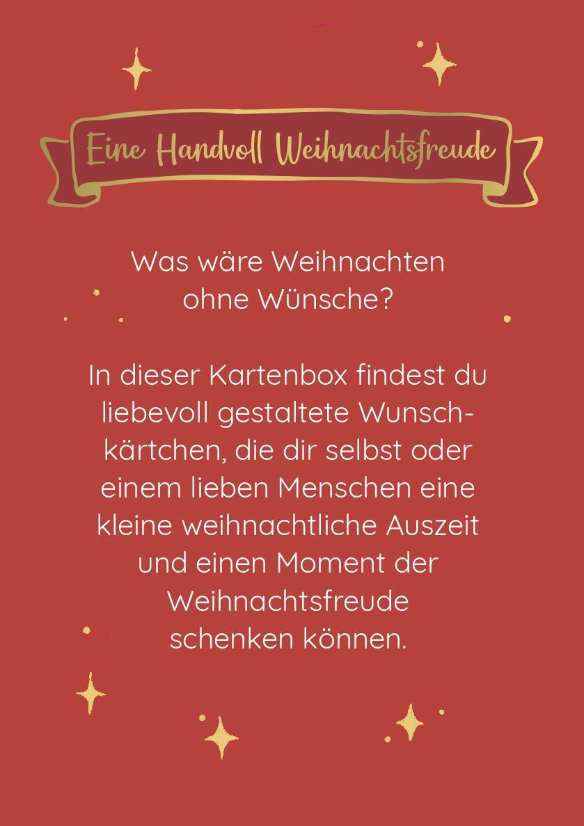 Rückseite: 9783845849812 | Wunschorakel zu Weihnachten | 50 schöne Wünsche für liebe Menschen