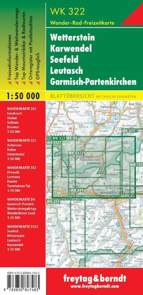 Rückseite: 9783850847483 | Wetterstein, Karwendel, Seefeld, Leutasch, Garmisch Partenkirchen 1...