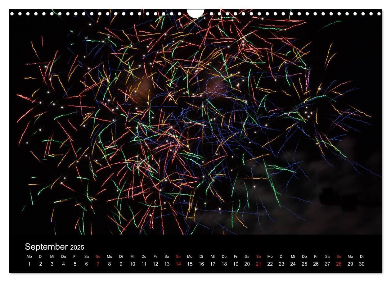 Bild: 9783435789665 | Feuerwerk (Wandkalender 2025 DIN A3 quer), CALVENDO Monatskalender