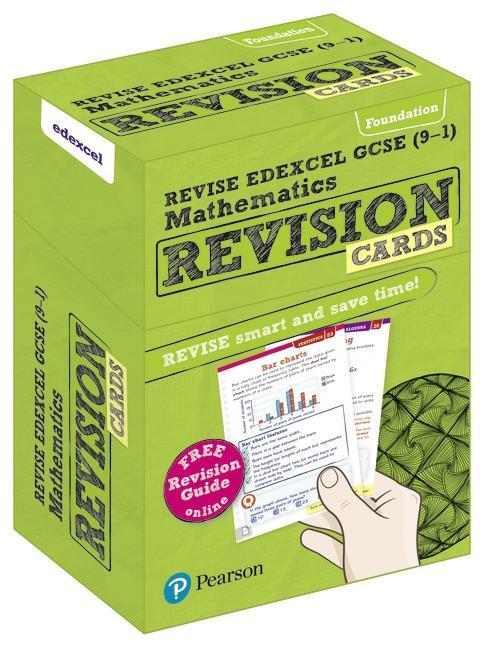 Cover: 9781292173238 | Pearson REVISE Edexcel GCSE Maths Foundation Revision Cards (with...
