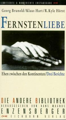 Cover: 9783821841724 | Fernstenliebe | Georg/Hart, Klaus/Hörst, R Kyle Brunold | Buch | 1999