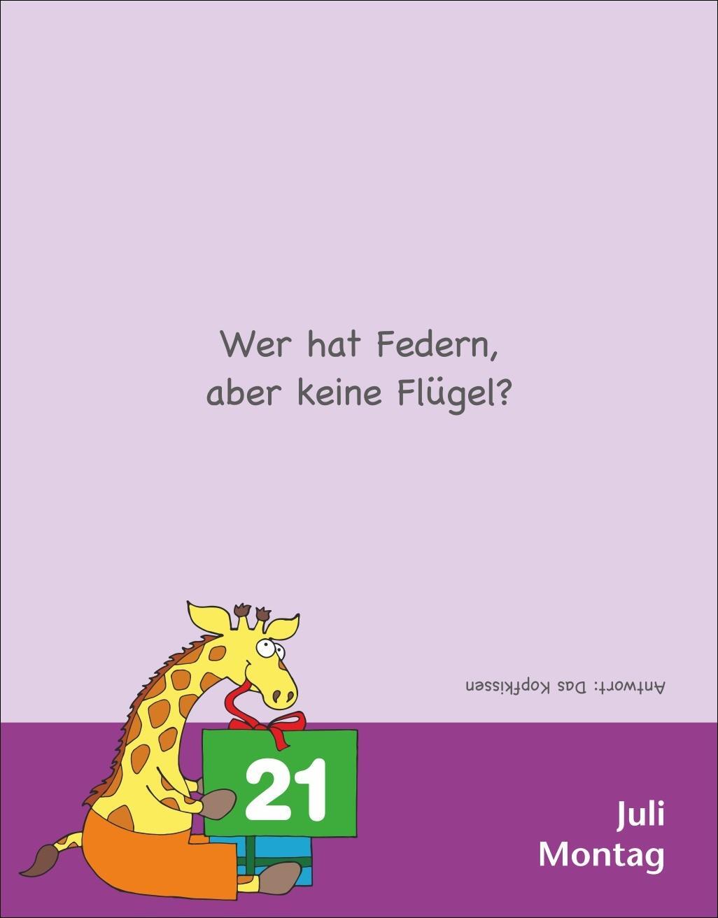 Bild: 9783840034152 | Witze für Kids Tagesabreißkalender 2025 | Ann Christin Artel | 324 S.