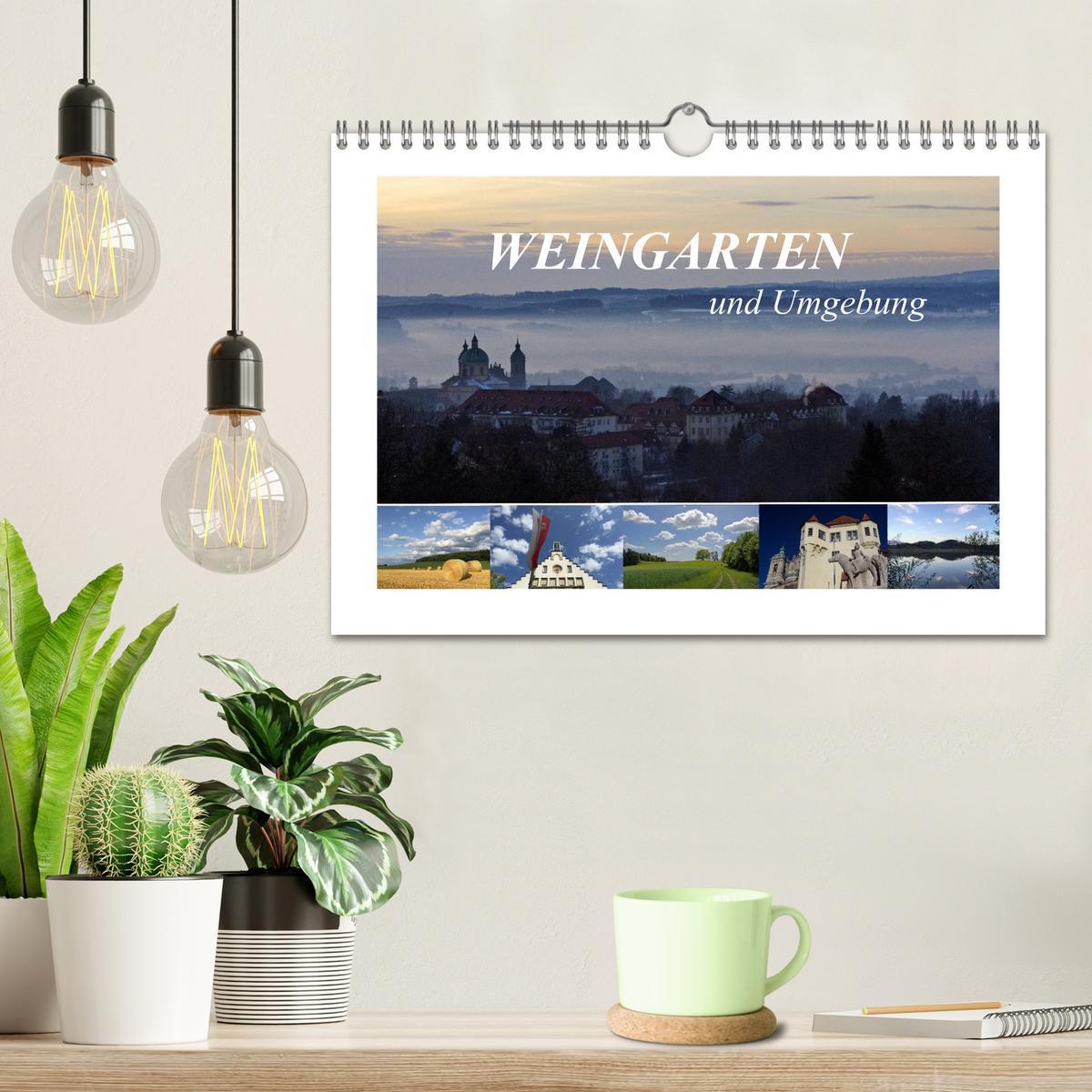 Bild: 9783435557103 | Weingarten und Umgebung 2025 (Wandkalender 2025 DIN A4 quer),...