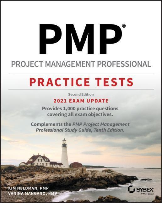Cover: 9781119669845 | PMP Project Management Professional Practice Tests | 2021 Exam Update