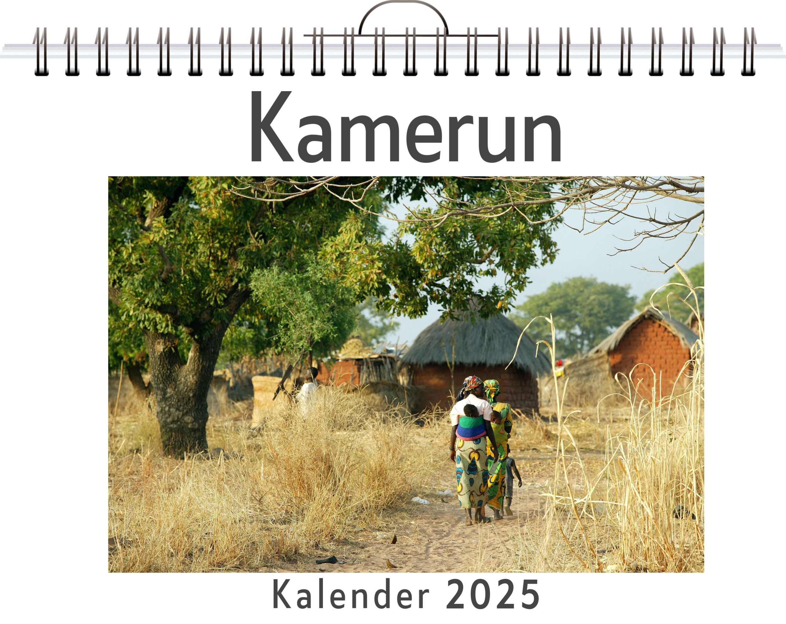 Cover: 9783759121462 | Kamerun - (Wandkalender 2025, Kalender DIN A4 quer, Monatskalender...