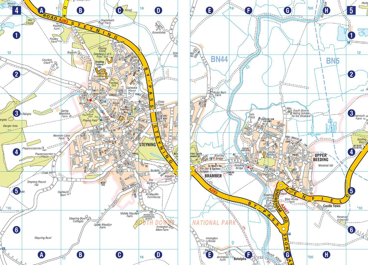 Bild: 9780008445232 | Brighton and Worthing A-Z Street Atlas | A-Z Maps | Taschenbuch | 2021