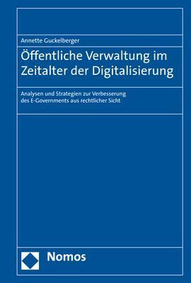 Cover: 9783848759309 | Öffentliche Verwaltung im Zeitalter der Digitalisierung | Guckelberger