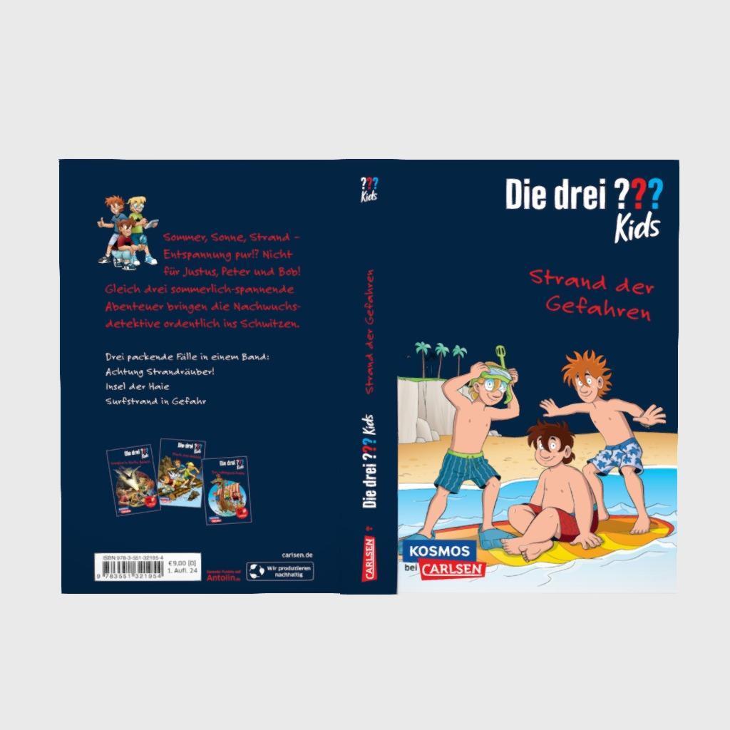 Bild: 9783551321954 | Die drei ??? Kids: Strand der Gefahren - Dreifachband | Blanck (u. a.)