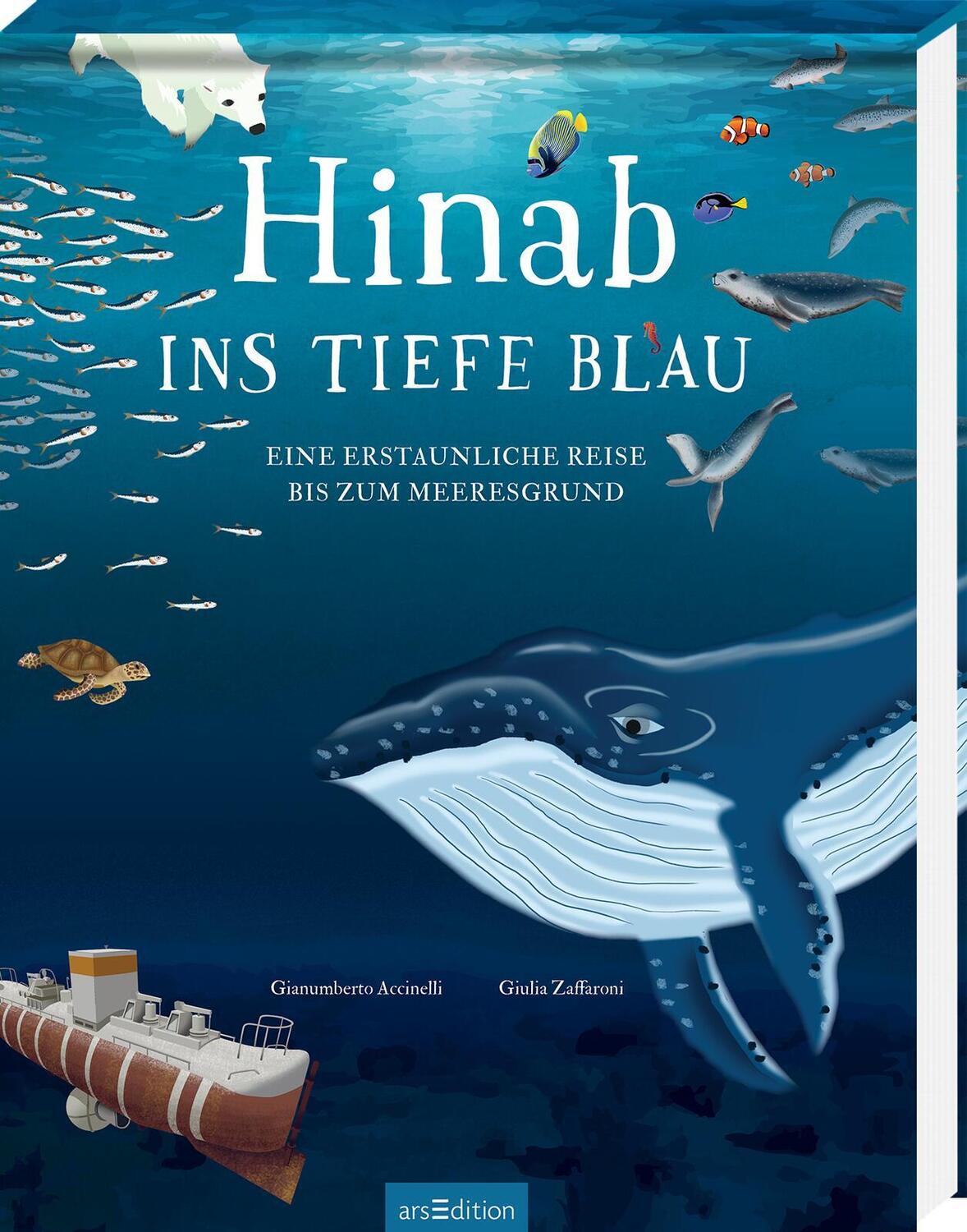 Cover: 9783845847931 | Hinab ins tiefe Blau | Eine erstaunliche Reise bis zum Meeresgrund