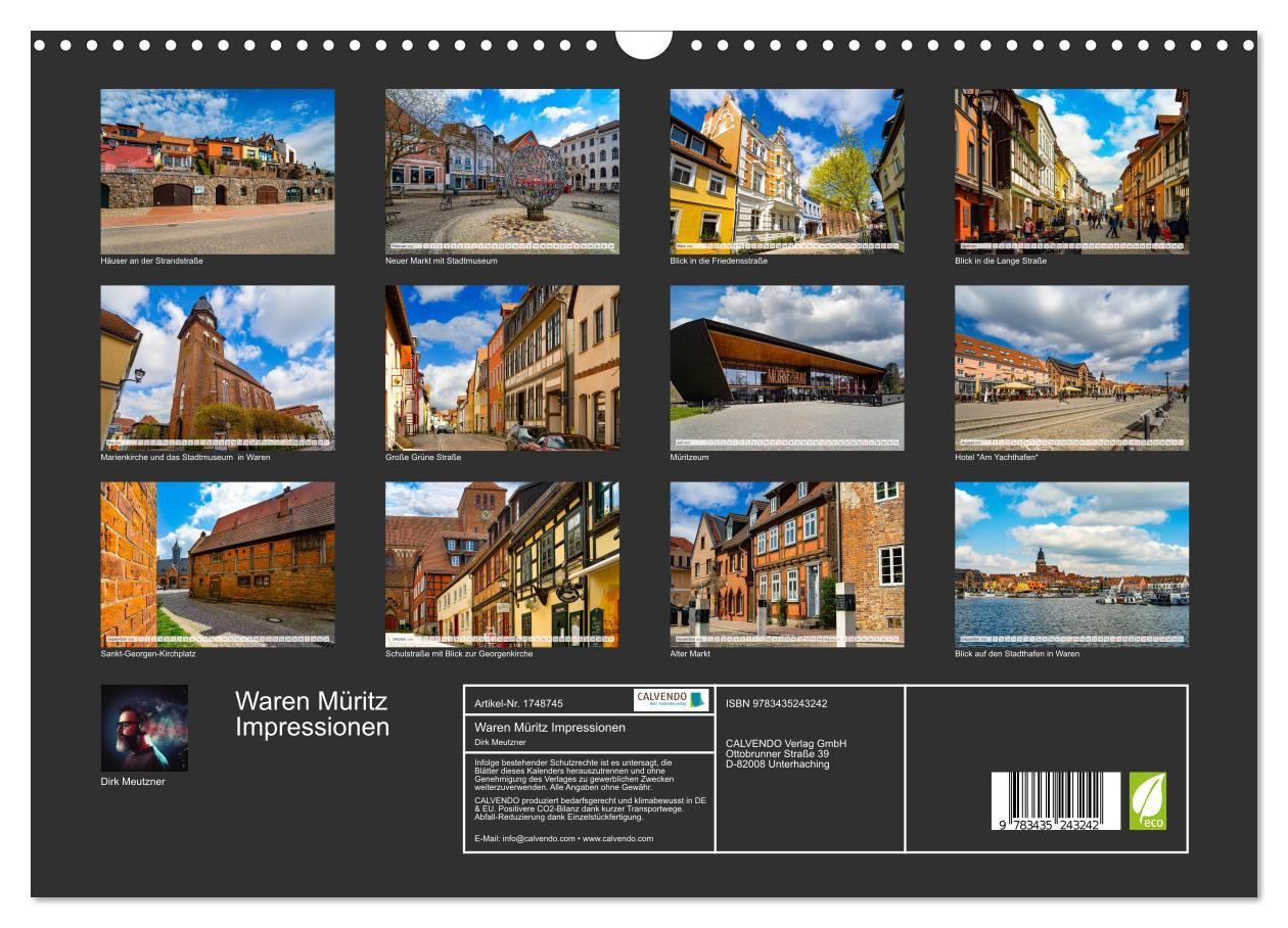 Bild: 9783435243242 | Waren Müritz Impressionen (Wandkalender 2025 DIN A3 quer), CALVENDO...