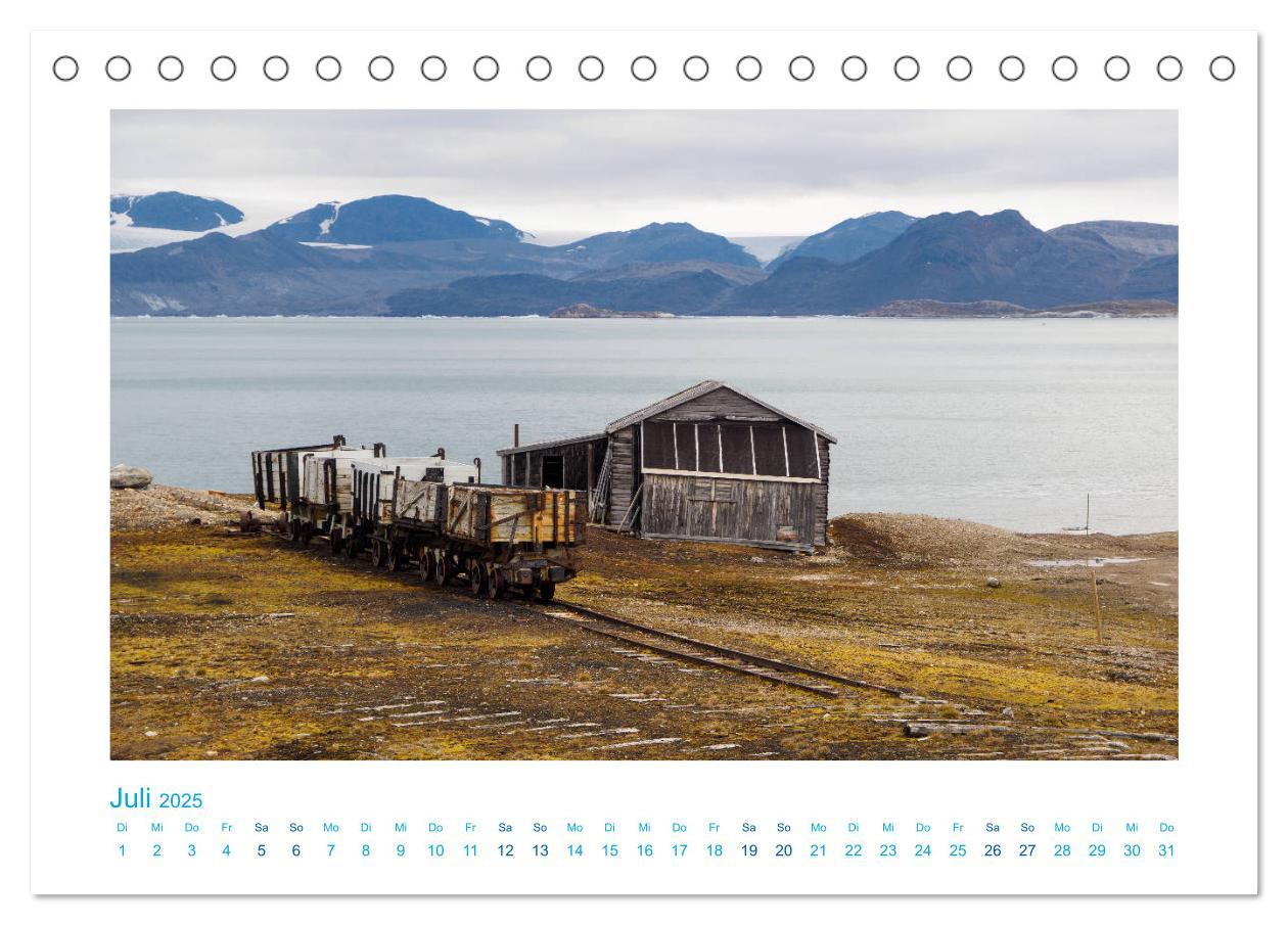 Bild: 9783435338559 | Spitzbergen - Landschaft - Eis - Tierwelt (Tischkalender 2025 DIN...