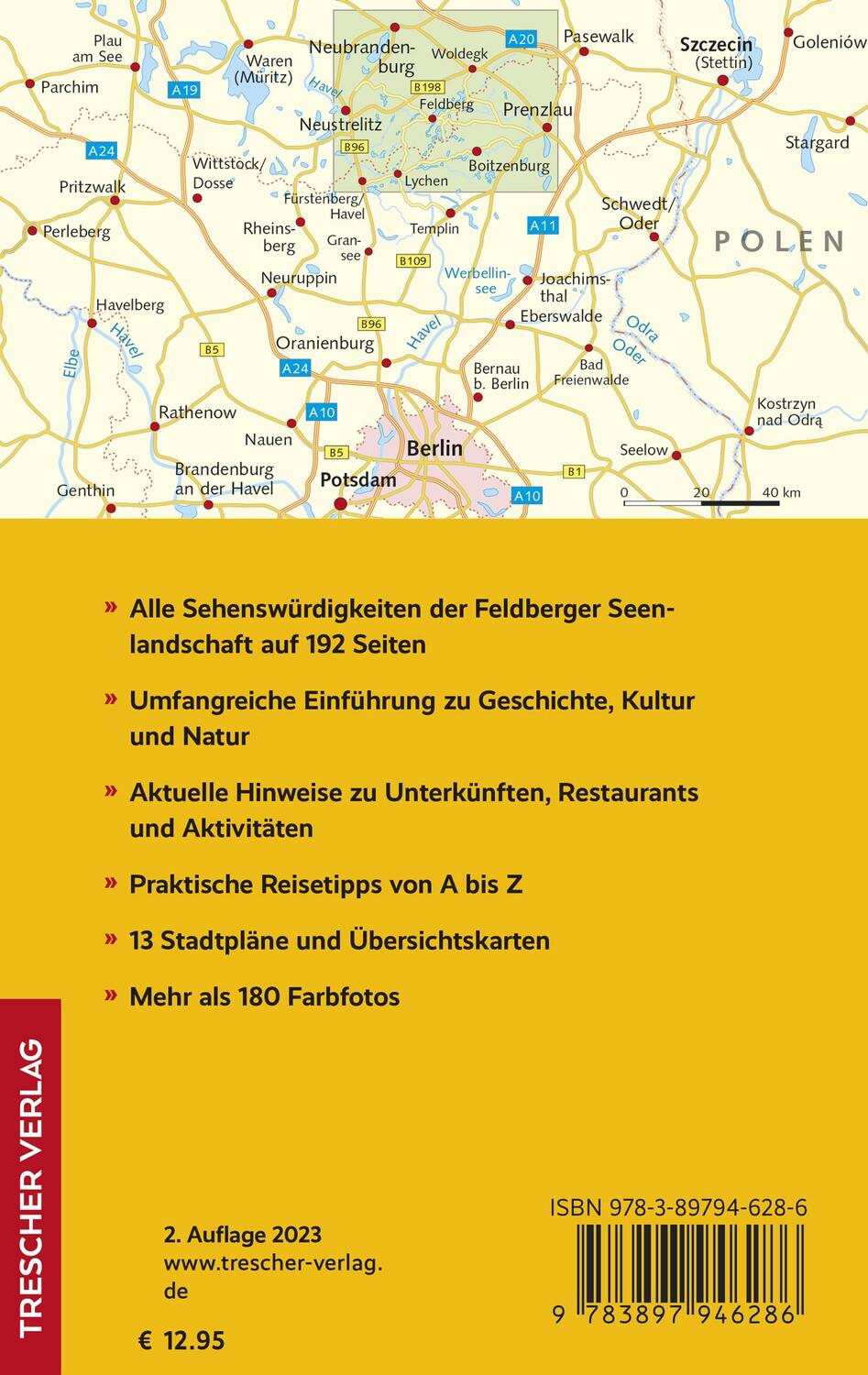Rückseite: 9783897946286 | TRESCHER Reiseführer Feldberger Seenlandschaft | Kristine Jaath | Buch