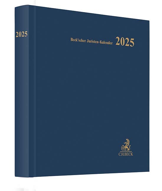 Cover: 9783406817076 | Beck'scher Juristen-Kalender 2025 | Kalender | Cabra-Lederfaser | 2025