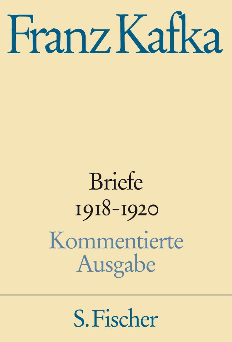 Cover: 9783100381675 | Briefe 4. 1918 - 1920 | Franz Kafka | Buch | Deutsch | 2013