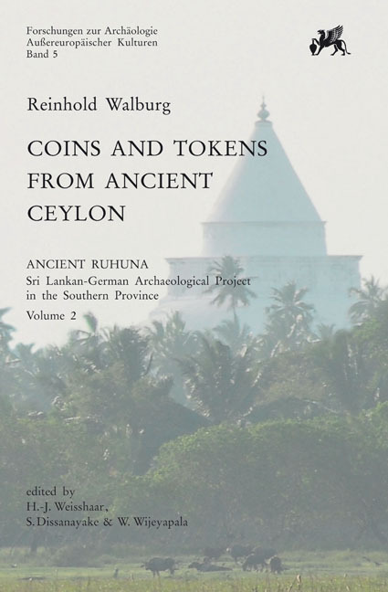 Cover: 9783895006456 | Coins and Tokens from Ancient Ceylon | Reinhold Walburg | Buch | 2009