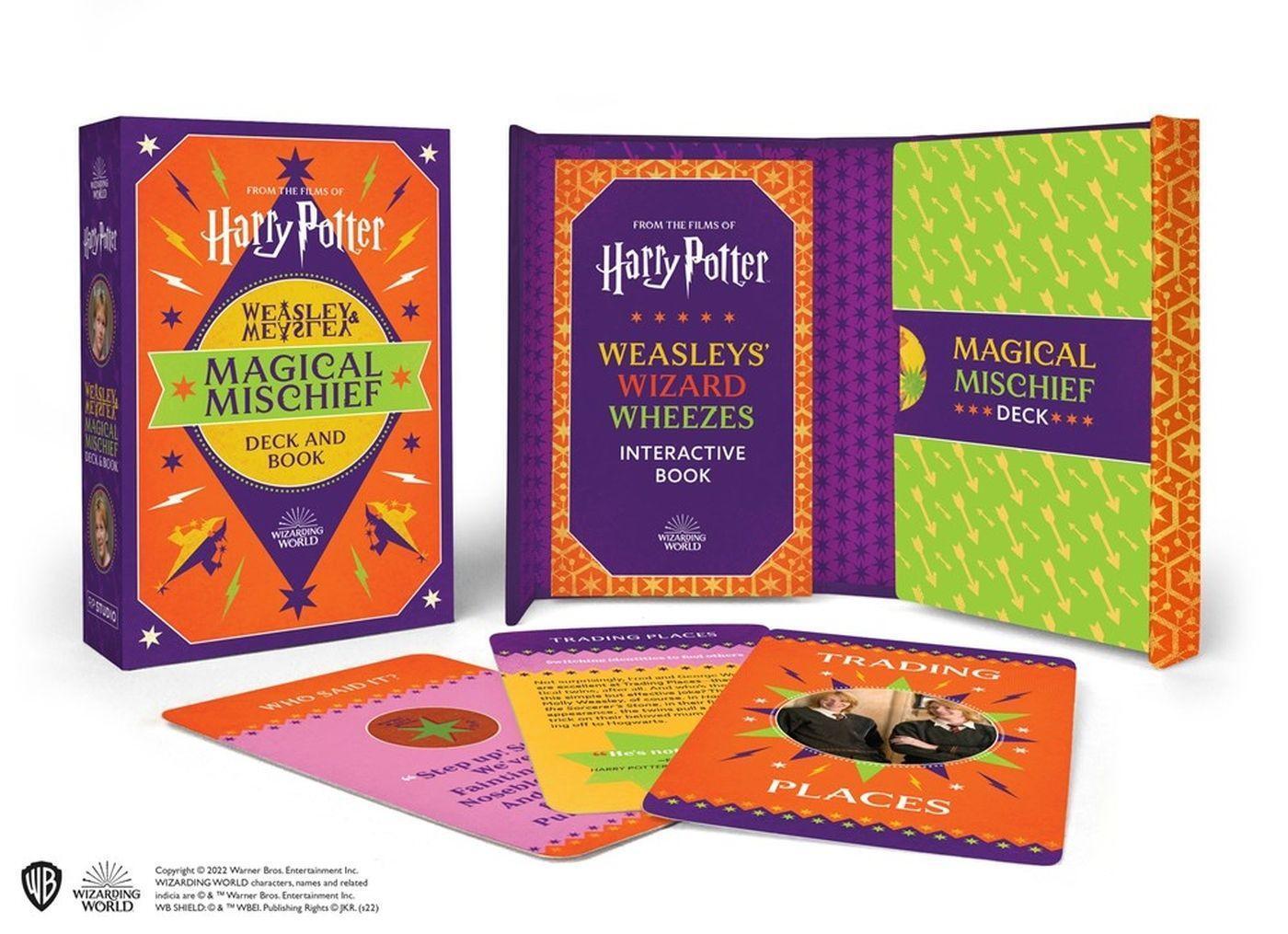 Cover: 9780762479467 | Harry Potter Weasley &amp; Weasley Magical Mischief Deck and Book | Lemke