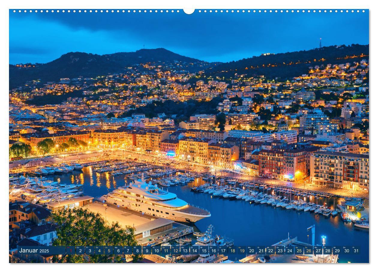 Bild: 9783383776649 | Lebendige Cote d'Azur: Die azurblaue Küste (Wandkalender 2025 DIN...