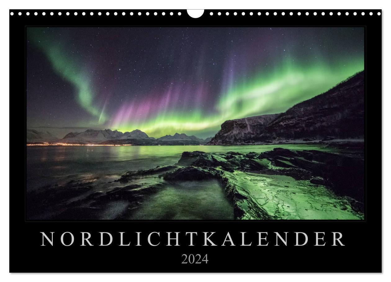Cover: 9783675580404 | Nordlichtkalender (Wandkalender 2024 DIN A3 quer), CALVENDO...
