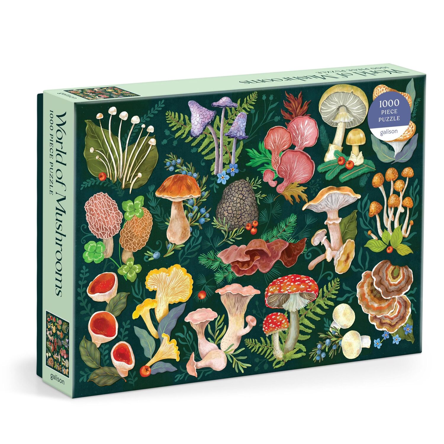 Cover: 9780735382268 | World of Mushrooms. 1000 Piece Puzzle | Galison (u. a.) | Spiel | 2024