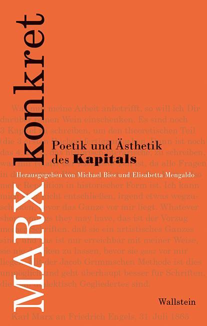 Cover: 9783835336223 | Marx konkret | Poetik und Ästhetik des Kapitals | Buch | 340 S. | 2020