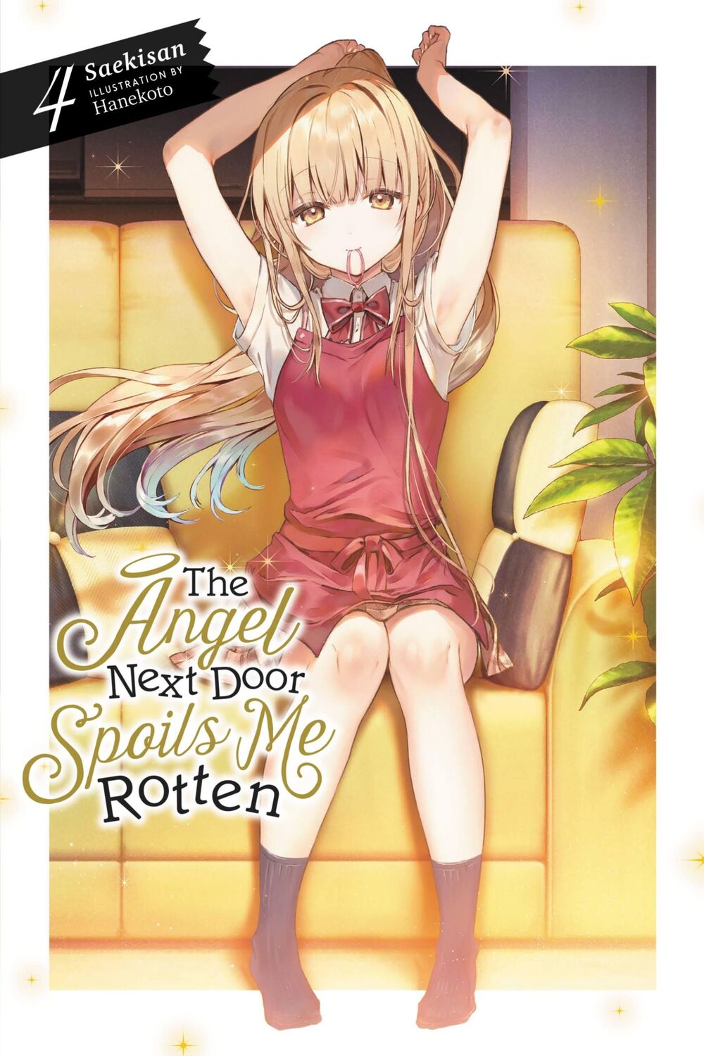 Cover: 9781975344405 | The Angel Next Door Spoils Me Rotten, Vol. 4 (Light Novel) | Saekisan