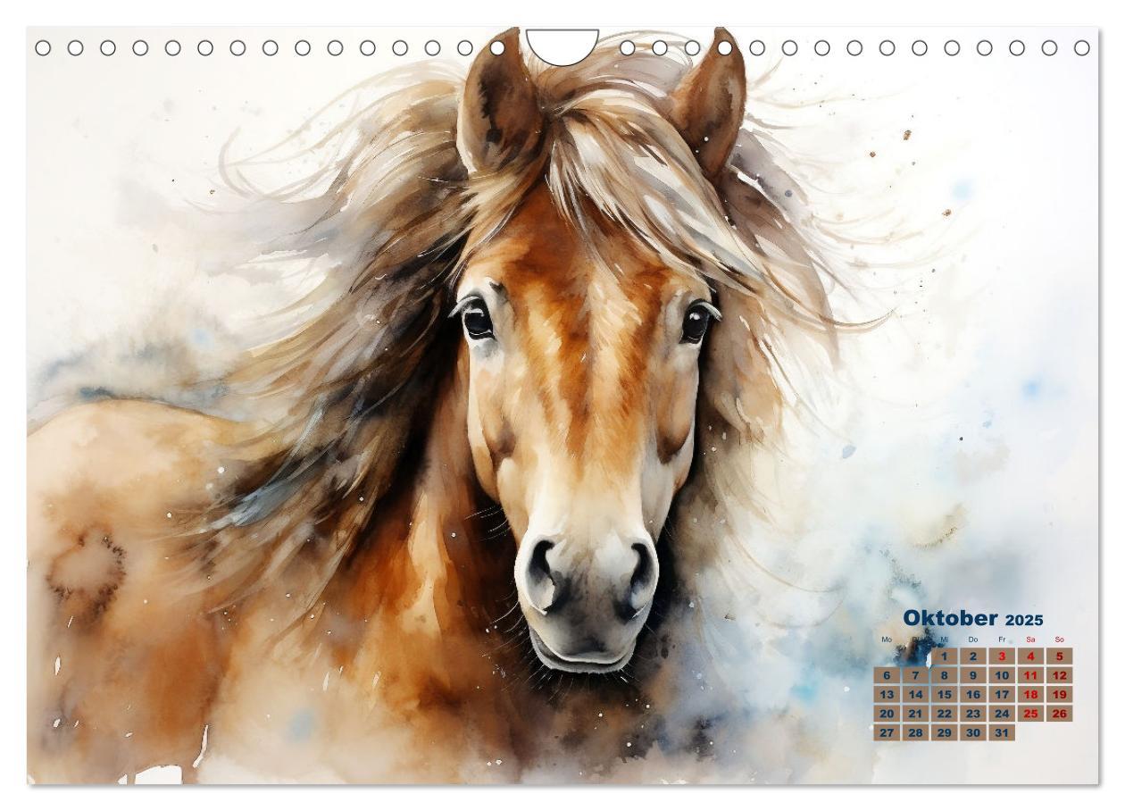 Bild: 9783435011780 | Kraftpakete in Aquarell (Wandkalender 2025 DIN A4 quer), CALVENDO...