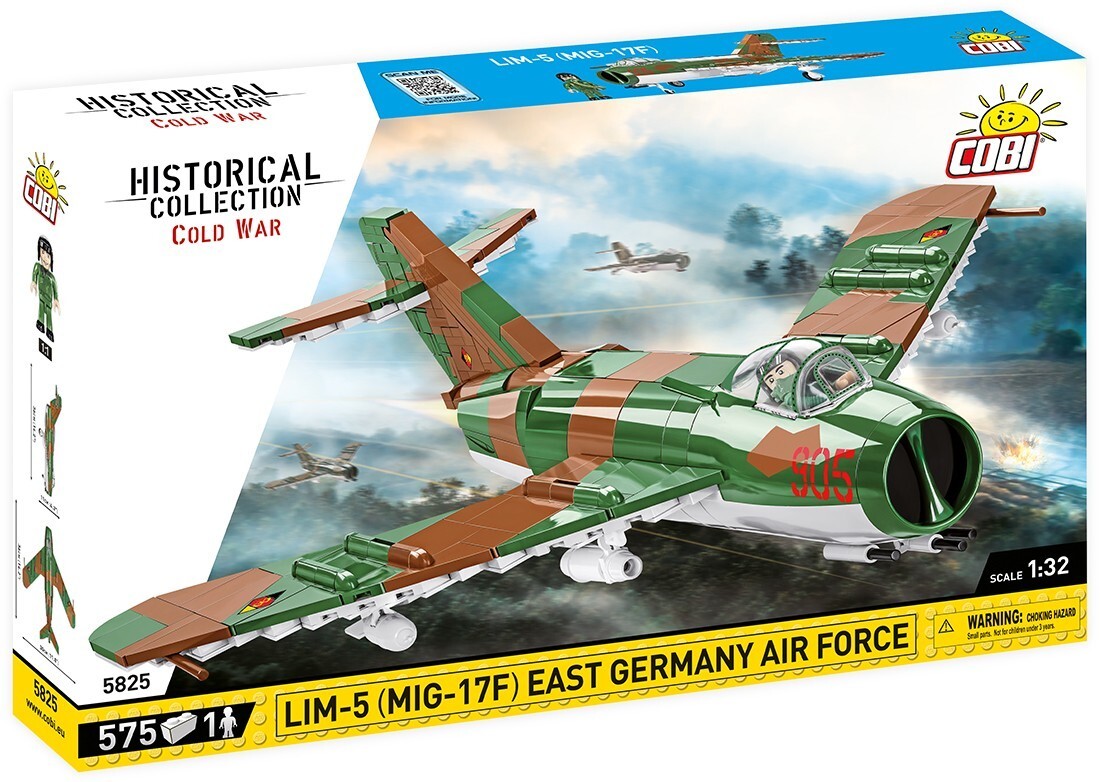 Cover: 5902251058258 | COBI Historical Collection 5825 - LIM-5 (MIG-17F) East Germany Air...