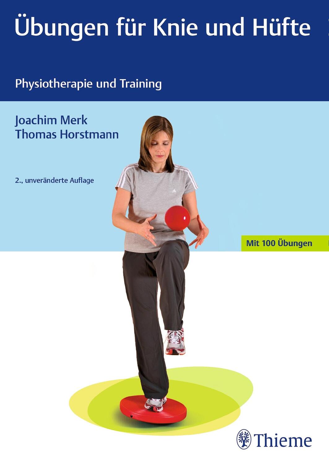 Cover: 9783132437401 | Übungen für Knie und Hüfte | Physiotherapie und Training | Taschenbuch