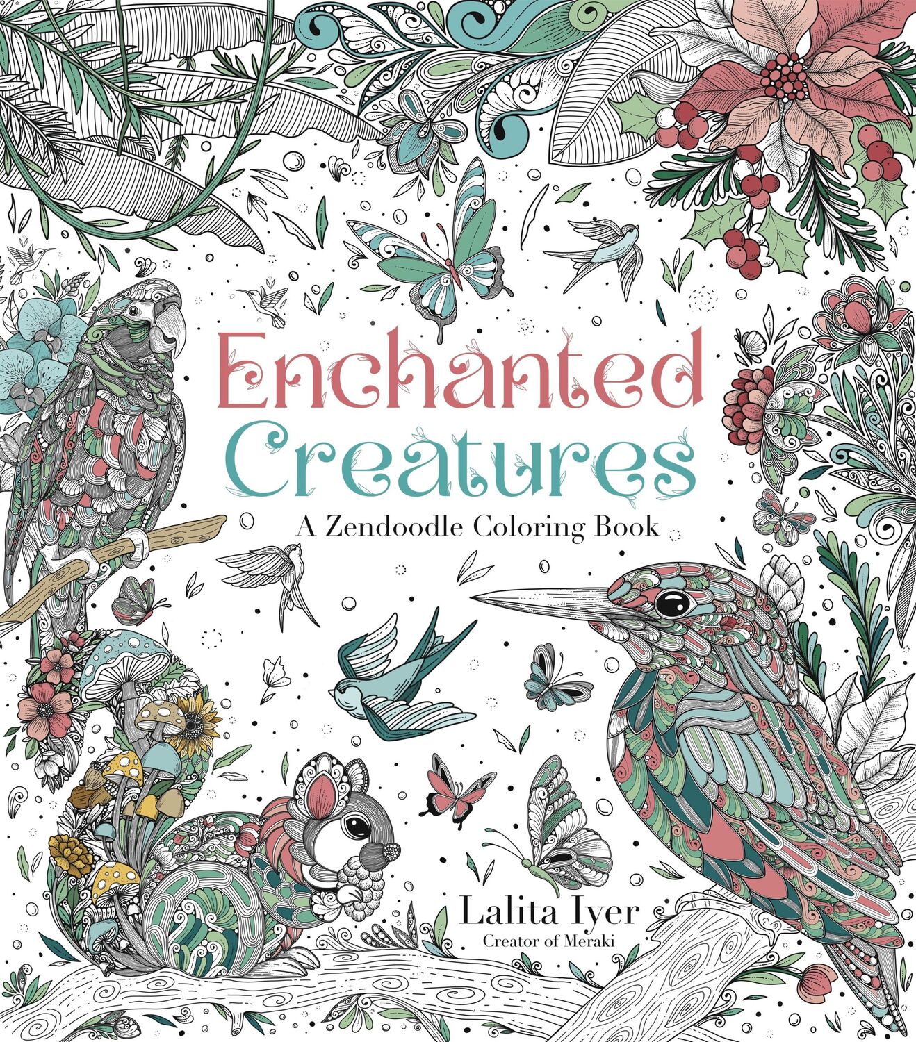 Cover: 9798890030320 | Enchanted Creatures: A Zendoodle Coloring Book | Lalita Iyer | Buch